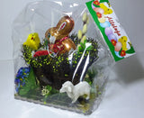 Polish Decorative Gift Basket with Chocolate Easter Bunny and Egg - Taste of Poland
 - 3