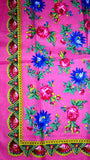 Traditional Polish Folk Head Scarf - Royal Collection - Pink - Taste of Poland
 - 2