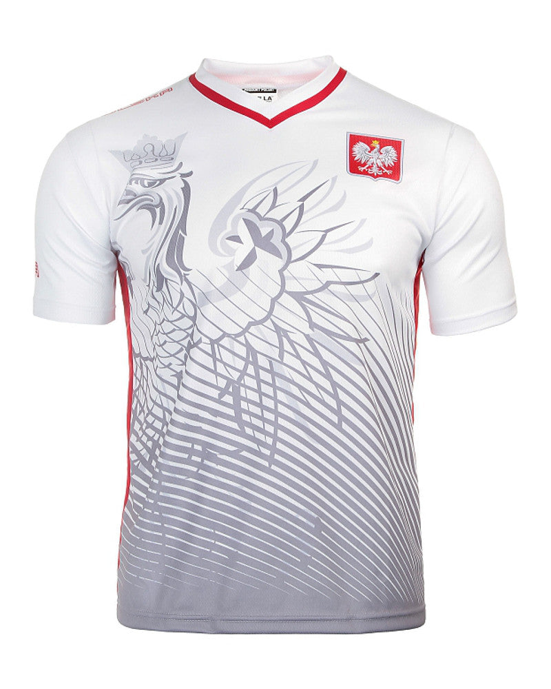 Polska Polish Eagle Men's Athletic Soccer Jersey Shirt