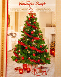 Large Traditional 3D Pop-Up Polish Christmas Greeting Card with Christmas Tree