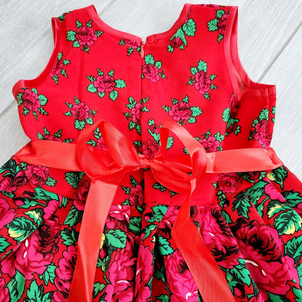 Amazon.com: Little Child Girls Dresses Summer Flying Sleeve Floral Print  Princess Dress 4—7 Years Dress Size (Green-A, 12-18 Months): Clothing,  Shoes & Jewelry