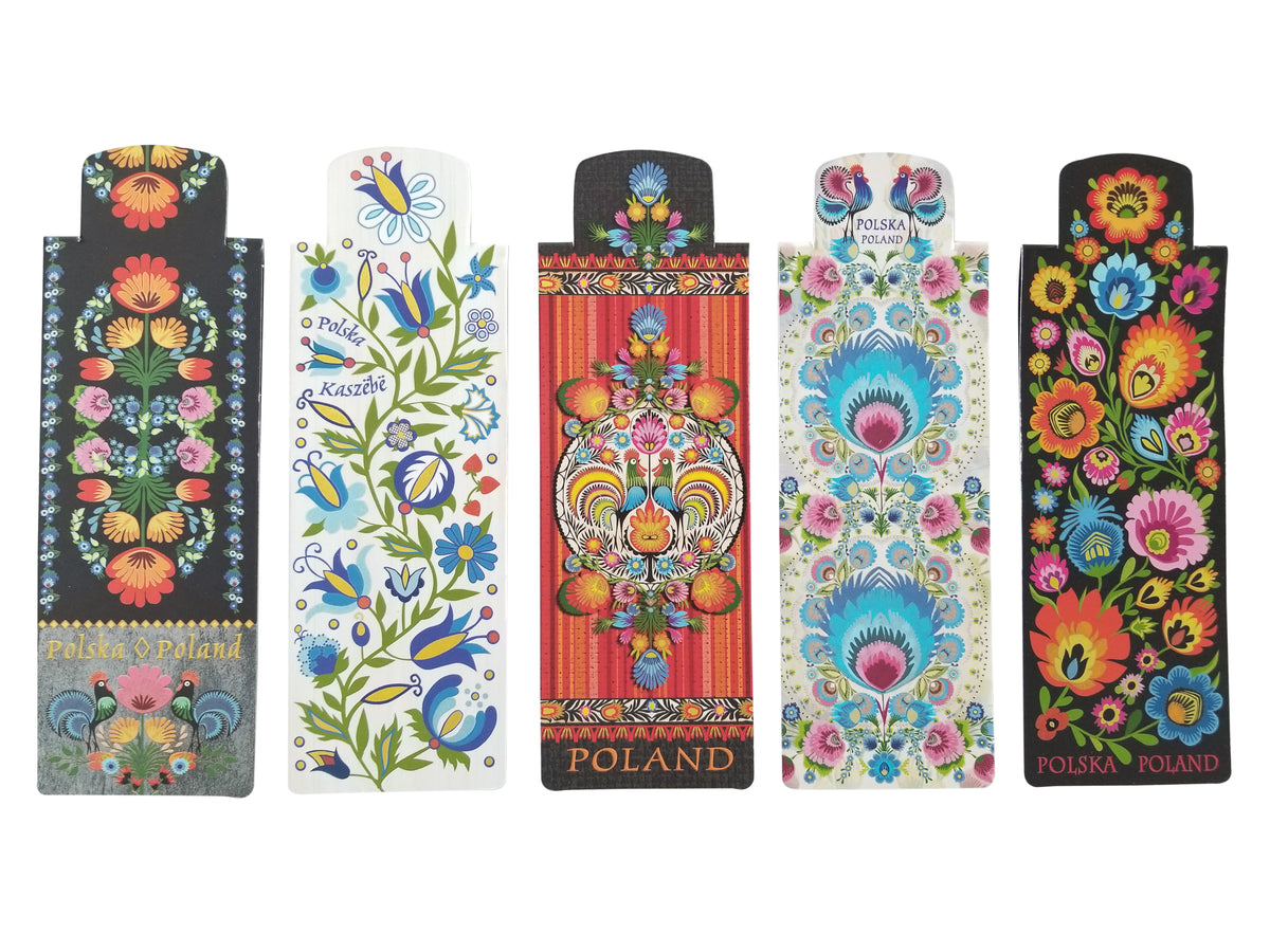 Polish Folk Art Magnetic Bookmark