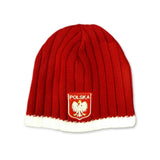 Knitted Polska Winter Hat with Eagle Emblem - Taste of Poland
 - 1