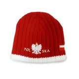 Knitted Polska Winter Hat with White Eagle & Flag - Taste of Poland
 - 3