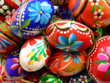 Set of 3 Polish Easter Handpainted Wooden Eggs (Pisanki) - Taste of Poland
 - 2