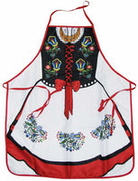 Polish Kashubian Folk Art Costume Kitchen Apron