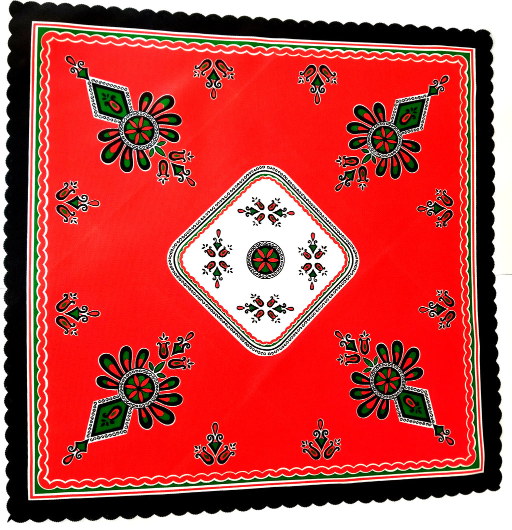 Polish Highlander Parzenica Design Square Table Topper