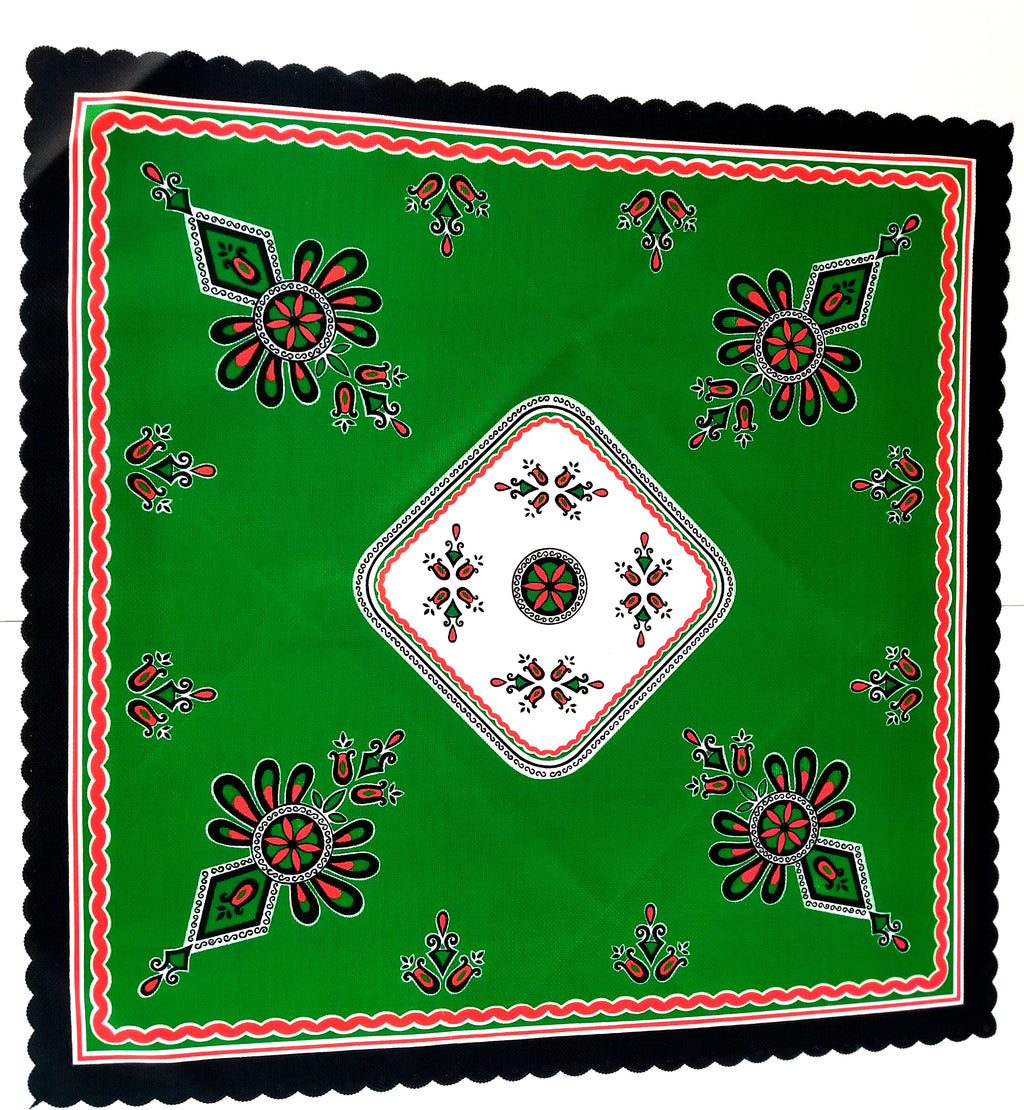 Polish Highlander Parzenica Design Square Table Topper