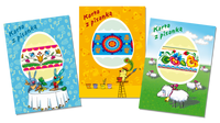 Polish Easter Cards with Easter Egg Wrap, Set of 3