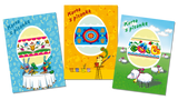 Polish Easter Cards with Easter Egg Wrap, Set of 3
