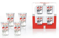 Polish Eagle Poland Shot Glasses, Set of 4 (Flag)