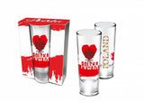 Eagle Heart POLSKA Tall Shot Glass in Box