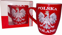 Polska Poland Ceramic Red Eagle Mug - Taste of Poland
