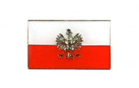 Polish Eagle on the Flag of Poland Lapel Pin