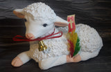 Polish Large Laying Easter Lamb (Baranek Wielkanocny), 7.5" Long - Taste of Poland
 - 2