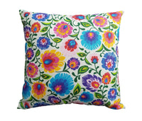 Polish Lowicz Folk Art Accent Pillow Case