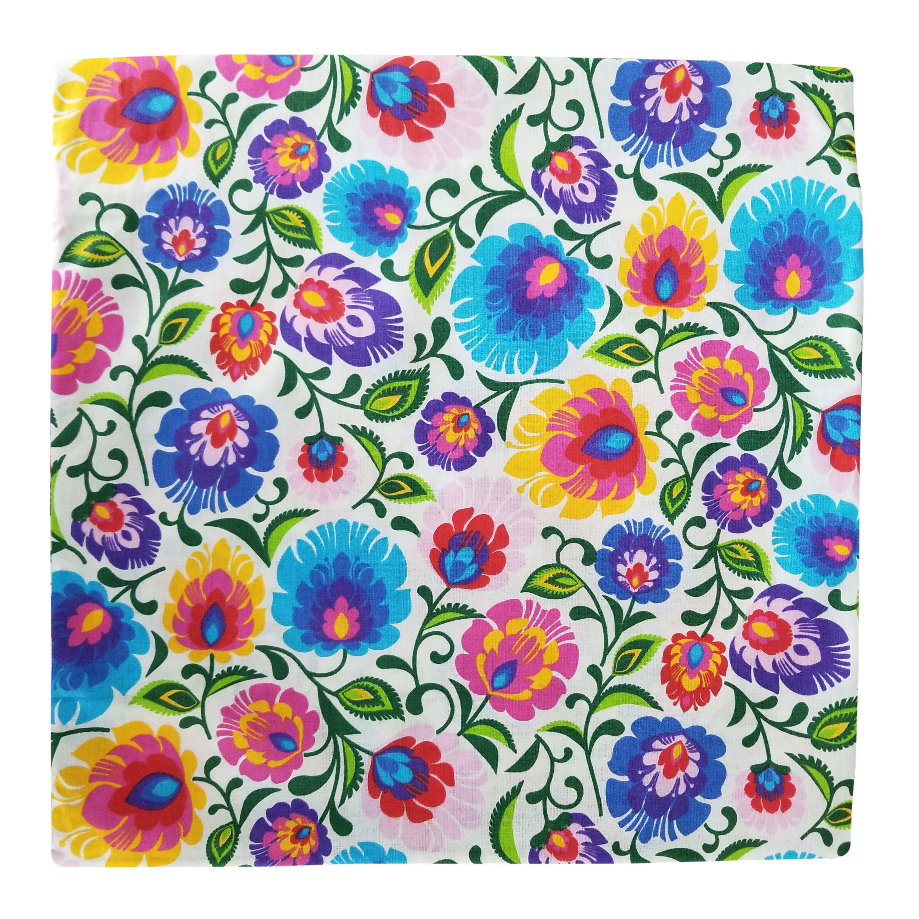 Polish Lowicz Folk Art Accent Pillow Case