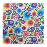Polish Lowicz Folk Art Accent Pillow Case