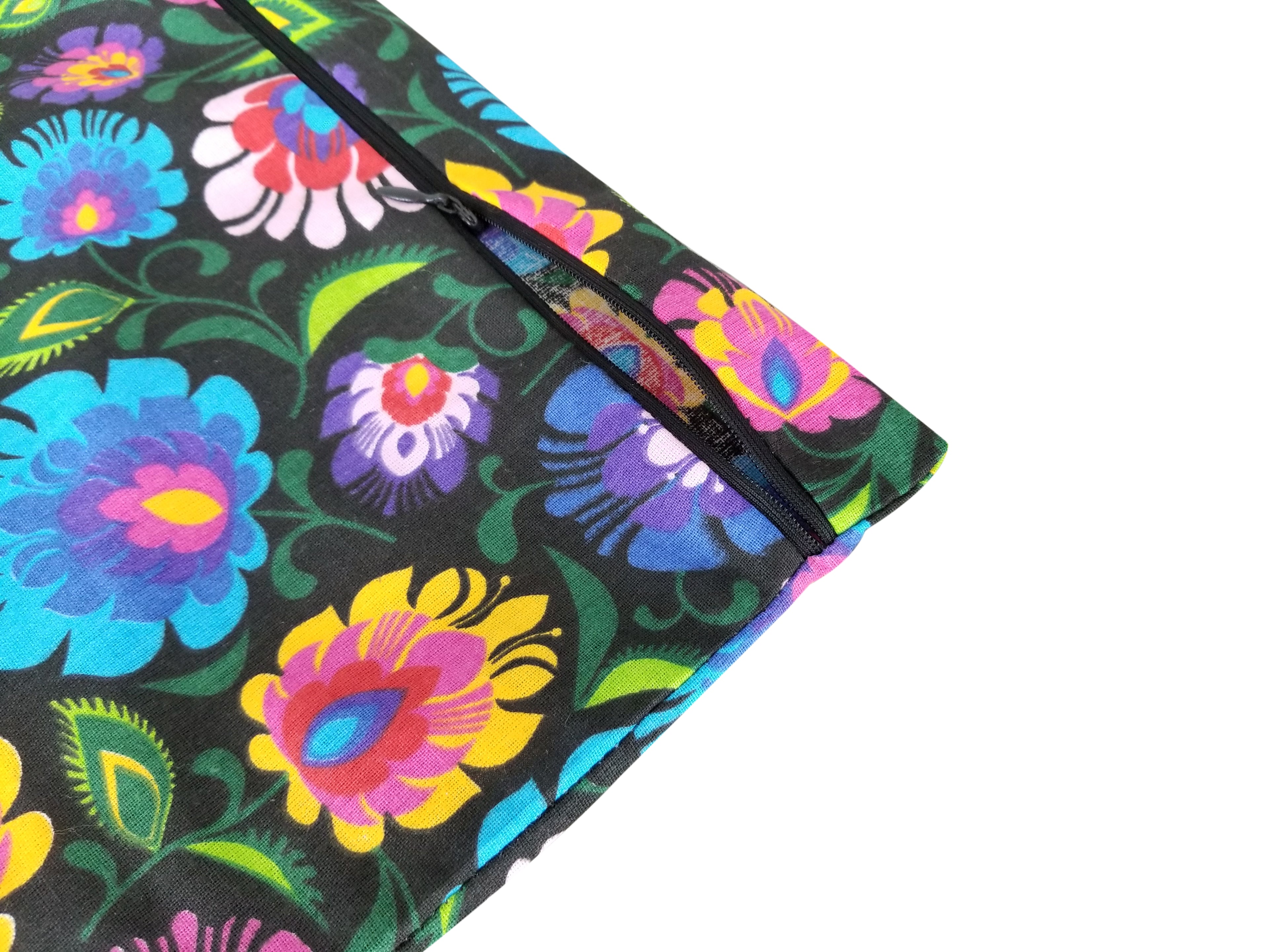 Polish Lowicz Folk Art Accent Pillow Case