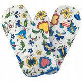 Polish Folk Art Kashubian 2 Oven Mitts