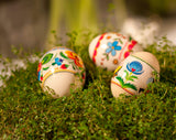20 Easter Egg Wraps / Sleeves - Gold & Folk EXCLUSIVE SERIES