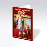 Religious Polish Easter Greeting Cards with Glitter, Set of 6
