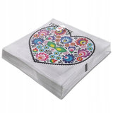 Polish Lowicz Heart Folk Art Luncheon Napkins, Set of 20