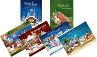 Mixed Polish Christmas Greeting Cards, Set of 6