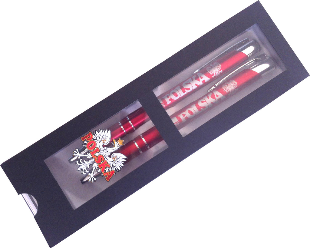 Polska Eagle Ballpoint Pen & Mechanical Pencil Gift Set - Taste of Poland
 - 1
