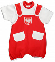 Polska Eagle Toddler 2-Piece Tee & Shortall Set