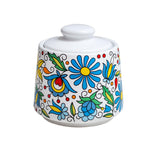 Polish Kashubian Folk Art Sugar Bowl in Box