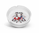 Polish Folk Dancers Krakowiaki Ceramic Ashtray - Taste of Poland
