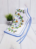 Polish Kashubian Folk Art Kitchen Apron