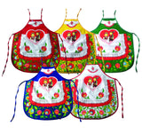 Polish Folk Art Lowicz Flowers Krakow Dancers Kids Kitchen Apron