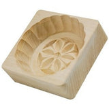 Traditional Polish Folk Art Flower Wooden Butter Mold