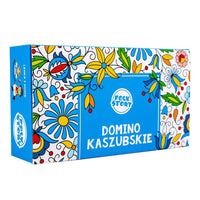 Polish Folk Art Kashubian Dominoes Game, for Families and Kids Ages 3+