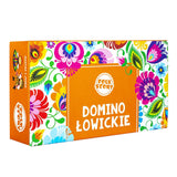 Polish Folk Art Lowicz Dominoes Game, for Families and Kids Ages 3+