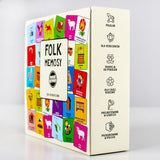 Polish Folk Art Memory Matching Game (MEMOSY), for Families and Kids Ages 4+