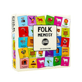 Polish Folk Art Memory Matching Game (MEMOSY), for Families and Kids Ages 4+