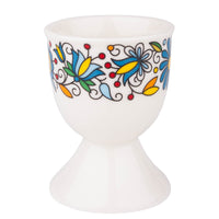 Polish Folk Art Porcelain Egg Cup