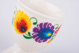 Polish Folk Art Porcelain Egg Cup