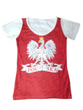 Polska Polish Eagle Woman's Jersey Shirt