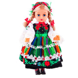 Large Polish Folk Doll from Lowicz Region, Lowiczanka 16" Tall