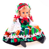 Large Polish Folk Doll from Lowicz Region, Lowiczanka 16" Tall