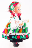 Large Polish Folk Doll from Lowicz Region, Lowiczanka 16" Tall