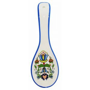 Polish Kashubian Folk Art Kitchen Spoon Rest