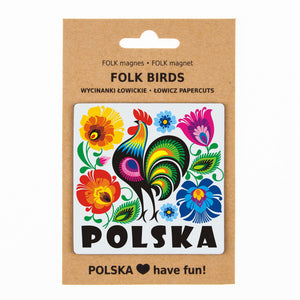 Polish Floral Folk Art Magnet