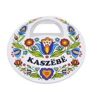 Polish Kashubian Folk Art Bottle Opener Magnet