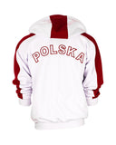Polska Eagle Men's Zip-Up Hooded Sweatshirt