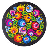 Polish Folk Art Round Mouse Pad